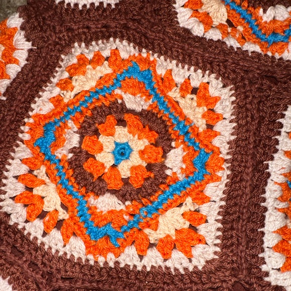 Free People Granny Squares Catch Me Crochet Tote Bag NEW - Picture 8 of 11